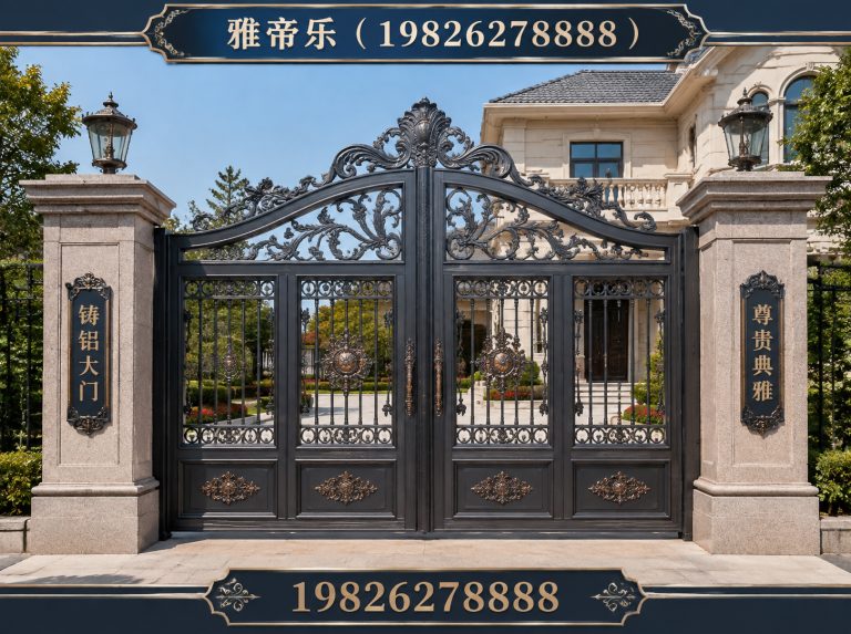 宿迁经济技术开发区铸铝大门展示图